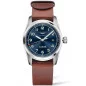 Longines Spirit - 40mm Blue dial & Steel bracelet with Two additional leather straps L38104939