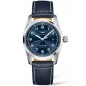 Longines Spirit - 42mm Blue dial & Steel bracelet with Two additional leather straps L38114939