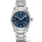 Longines Spirit - 42mm Blue dial & Steel bracelet with Two additional leather straps L38114939