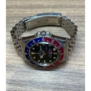 PRE-OWNED Rolex GMT-Master Pepsi Steel,1675