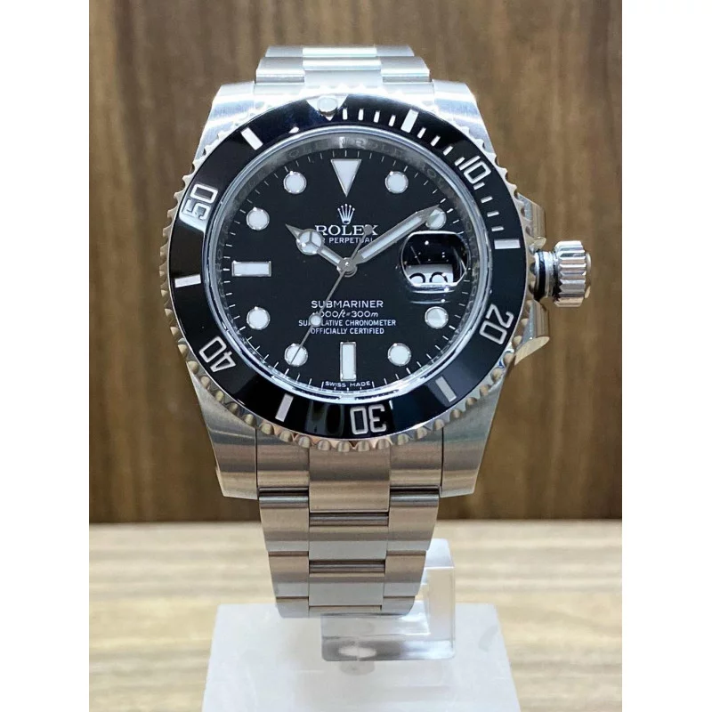 PRE-OWNED Rolex Submariner Date Black Year 2017