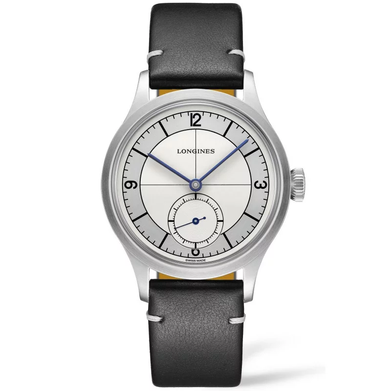 Longines - Heritage Classic 38.5mm Silver & Two Leather straps
